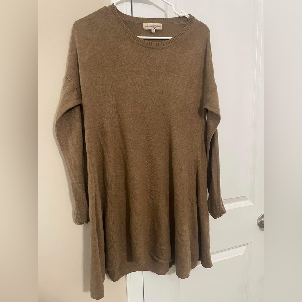 Altar’d State Taupe sweater dress